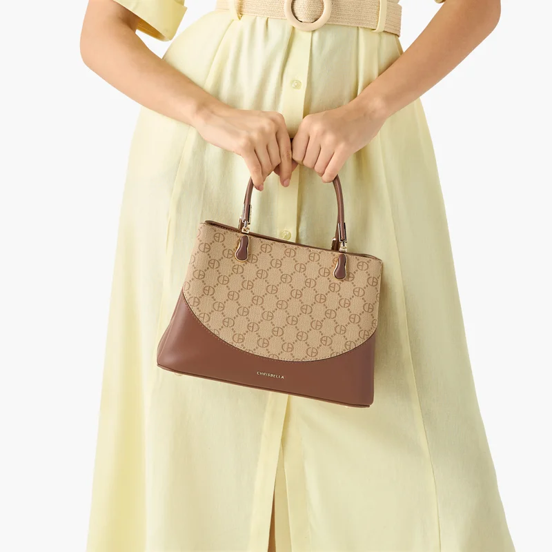 كريس بيلا Monogram Print Handbag for Women